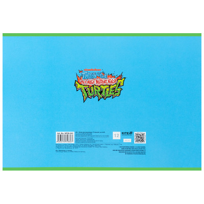Альбом для рисования Kite Ninja Turtles, 12 листов (NT25-241) Винница - изображение 8