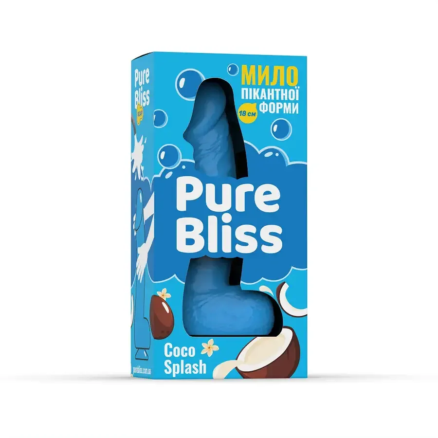 Ароматне мило пікантної форми Pure Bliss Blue Coco Splash (Кокосове молоко) 18 см Львів - фото 6