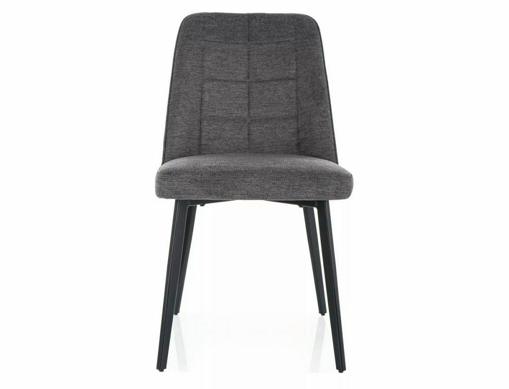 Стілець ALDO BREGO чорний каркас/темно-сірий 18 Киев - изображение 1