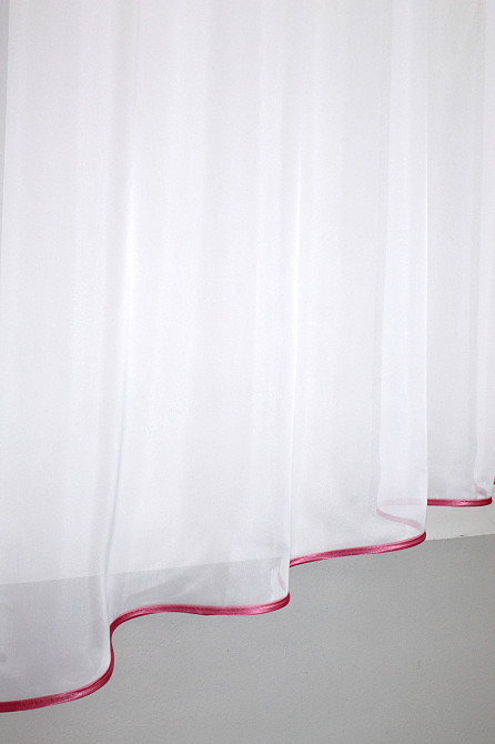 Кухонна фіранка (270х170см) колір рожевий з білим 00к 59-558 Київ - фото 5