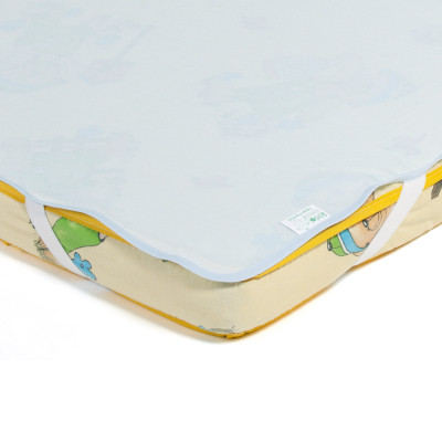 Наматрасник Еко Пупс водонепроницаемый Premium, 70х140 см Синий (ПНАМ70140с) Винница - изображение 1