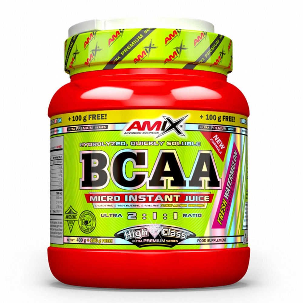 Аминокислоты Amix Nutrition BCAA Micro Instant Juice 400 г + 100 г Free, Pineapple Луцк - изображение 1