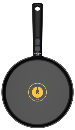 Сковорода блинная со съемной ручкой Ringel Grey Line 24 см (7138160) Киев