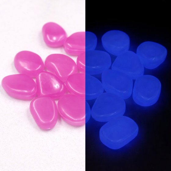 Камені в акваріум фосфорні 10 штук фуксія Київ