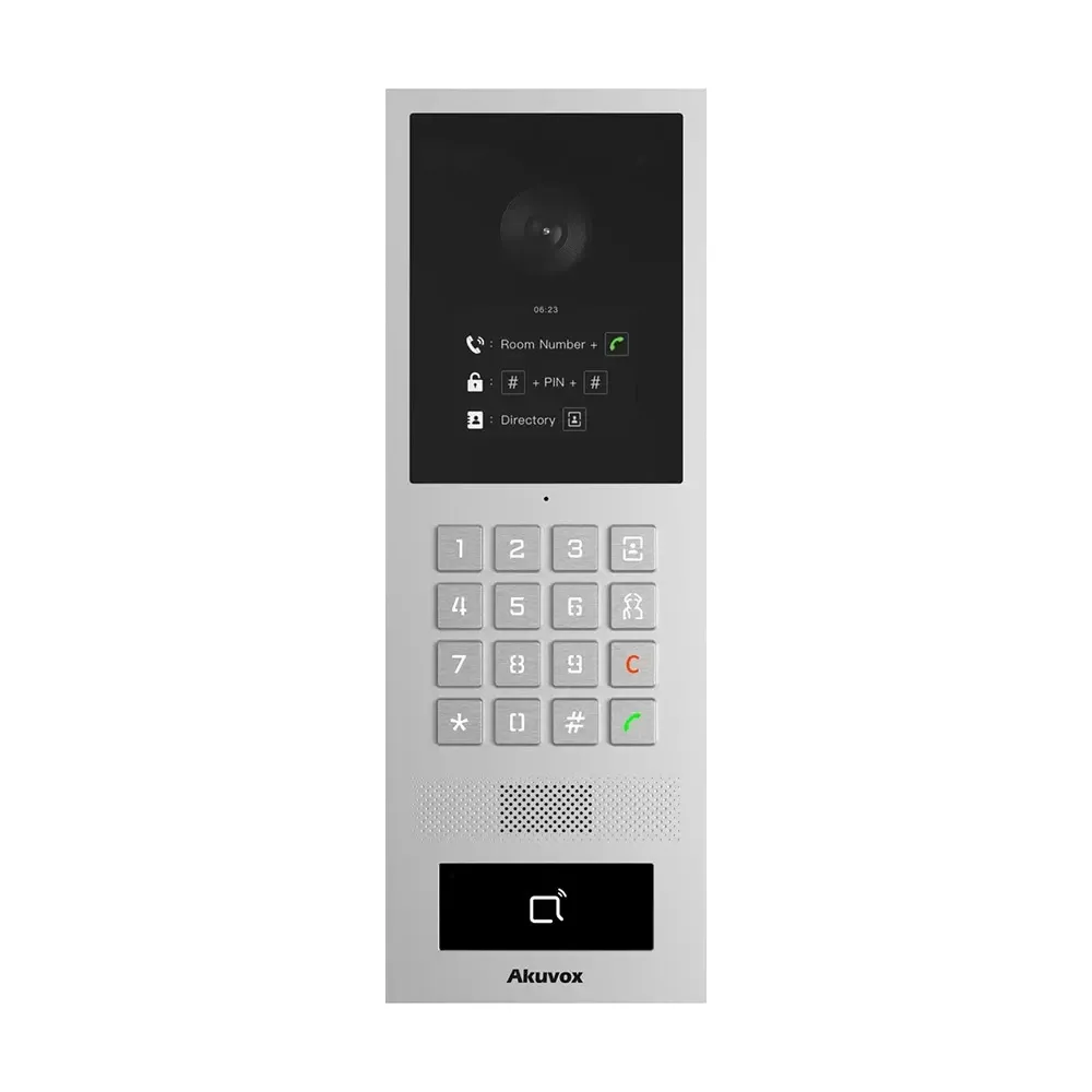 IP-відеопанель багатоабонентська 2Mp Akuvox S532 з екраном 2.8