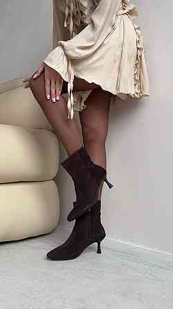 Molly Черевики жіночі MOLLY 538 шоколадні (весна-осінь, замша натуральна) (6068) Коломия