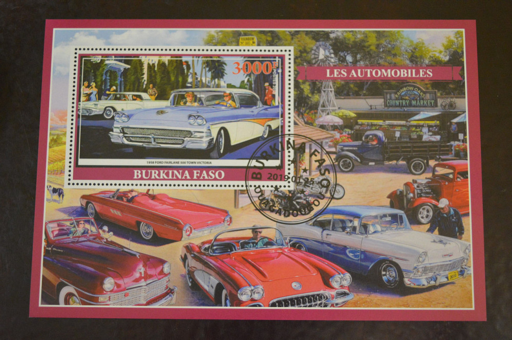 Буркіна Фасо. Марки. Особистості. Транспорт. Блок. 2019 рік (В-4) Полтава - фото 1