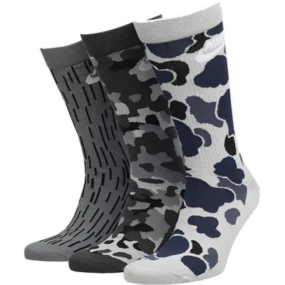 Шкарпетки Nike U NK EVERYDAY ESSENTIAL CREW DH3414-902 3 пари 38-42 Сірі (195244783724) Вінниця - фото 1