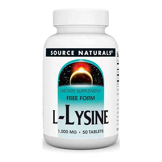 Лизин Source Naturals L-Lysine 1000mg 50 таб Киев