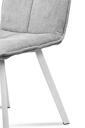 Стілець Трініті, метал чорний/ тканина світ-сіра-- Київ