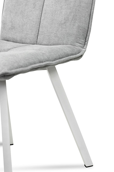 Стілець Трініті, метал чорний/ тканина світ-сіра-- Київ - фото 1