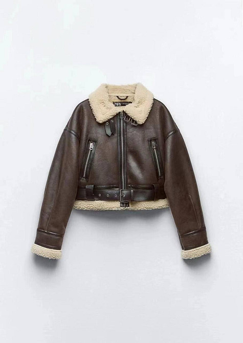 Модная женская дублёнка L Харьков - изображение 3