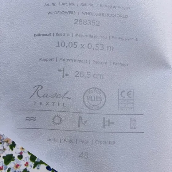 Шпалери Rasch Textil Petite Fleur 5 288352 Київ