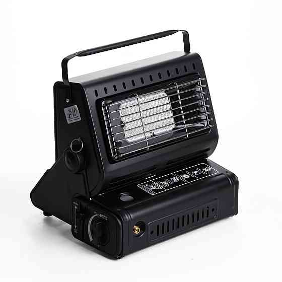 Обігрівач-плита туристична газова HP-DS3-8 1300 Вт чорна газова плита настільна Коломия