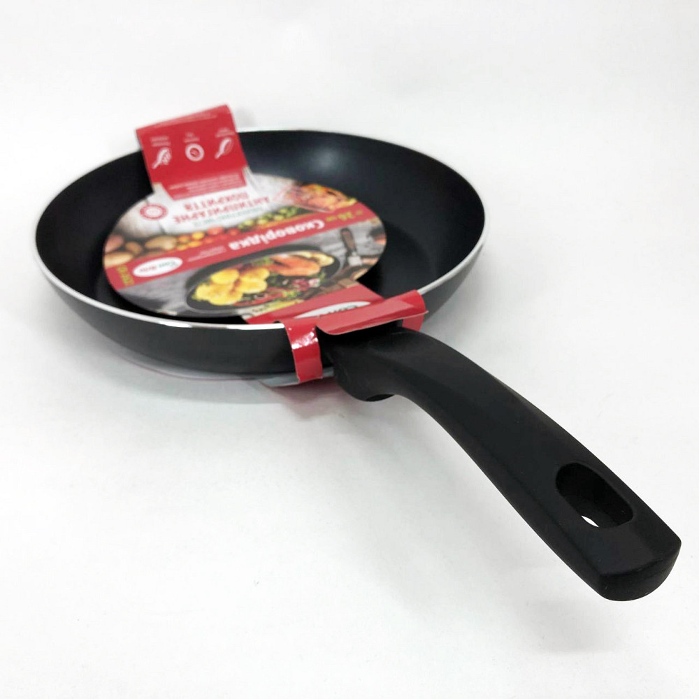 Прочная сковородка с антипригарным покрытием, Сковородка качественная удобная на кухню SP-88 Львов - изображение 11