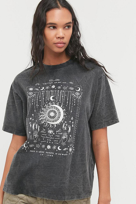 Футболка женская с принтом  42 Серая 2664083201 Днепр - изображение 1