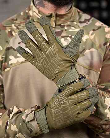 Тактичні рукавички Wallizard олива ПП8013 Одеса