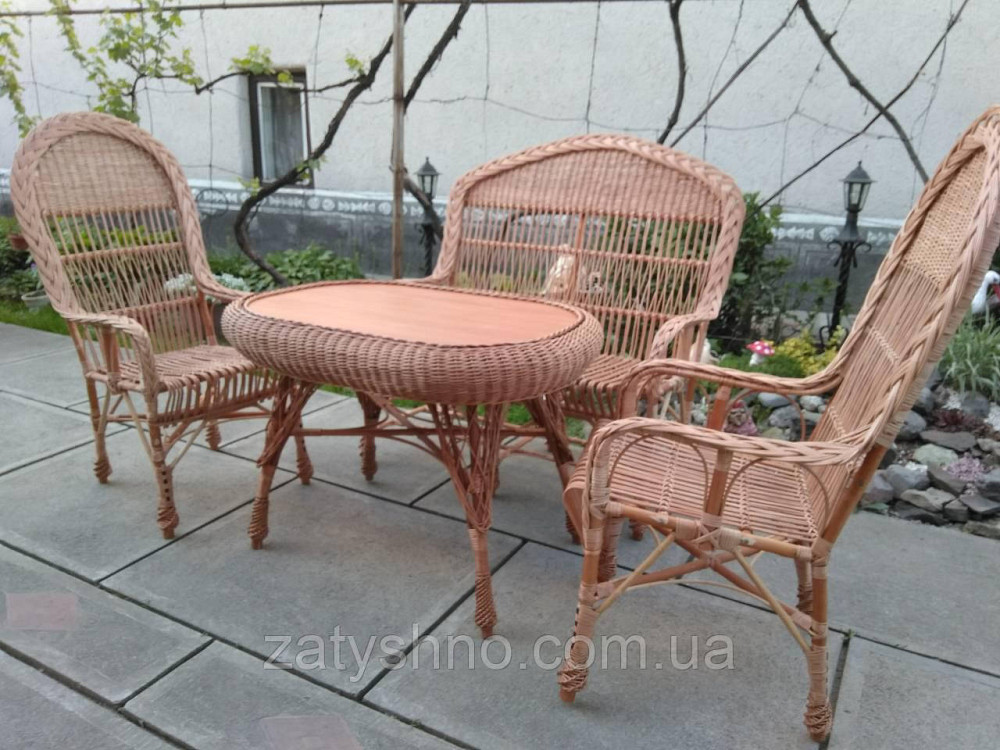 Садовая плетеная мебель с большим столом Киев - изображение 5