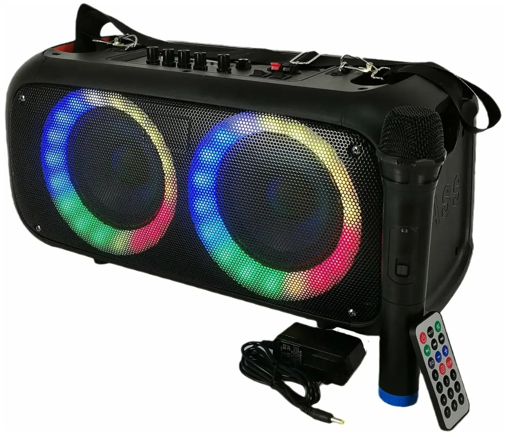 Портативная акустическая колонка RX-6248 с микрофоном и пультом Винница - изображение 1