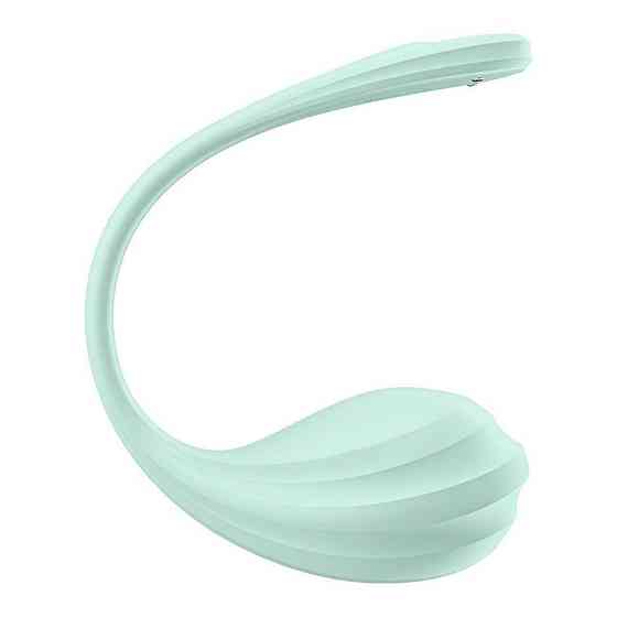 Смарт-віброяйце Satisfyer Smooth Petal Connect App Mint Sex Aura Київ