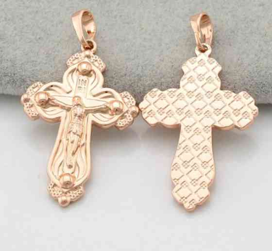 Крестик Xuping 70397, размер 34*18мм, позолота РО Киев