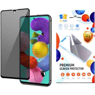 Скло захисне Drobak Anty Spy Samsung Galaxy M52 5G (Black) (616144) (616144) Вінниця
