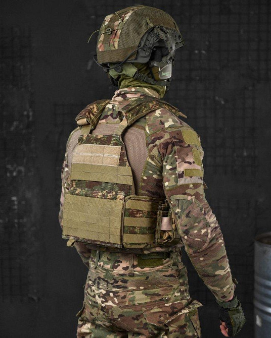 Плитоноска с подсумками 4 точки сброса Attack кордура хищник много подсумок Одесса - изображение 5