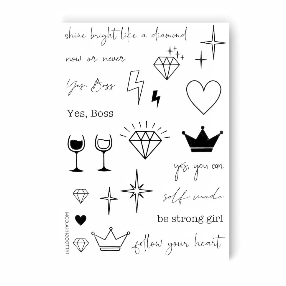 Набор временных татуировок GIRL POWER LB-101 Винница - изображение 1