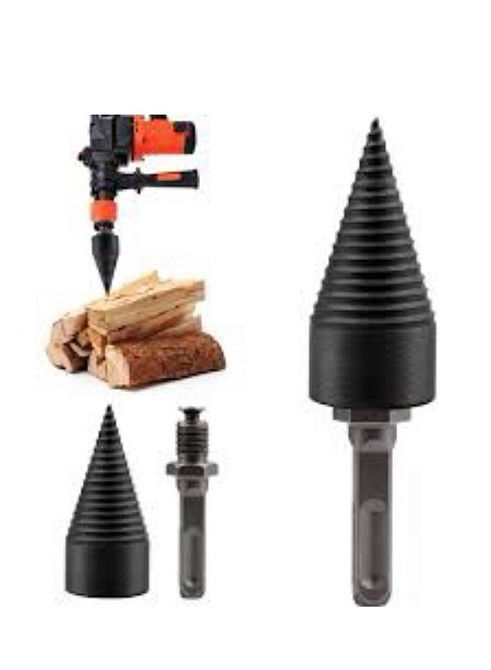 Винтовий колун на перфоратор та дріль , конус , насадка Київ - фото 1