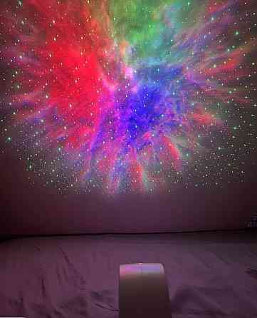 Светодиодный проектор звездного неба Nigecue Wi-Fi 3D Galaxy. Харьков