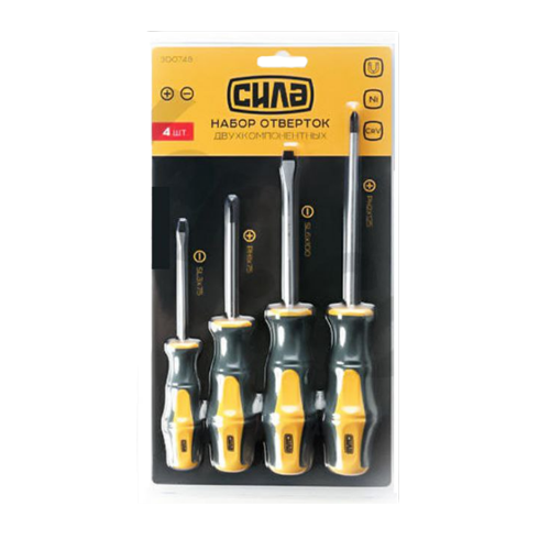 Набір викруток 4 шт. CrV СИЛА Житомир - фото 2