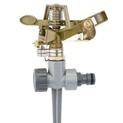 Дождеватель Flora импульсный на металлическом колышке (BRASS+AL) (5013224) Винница