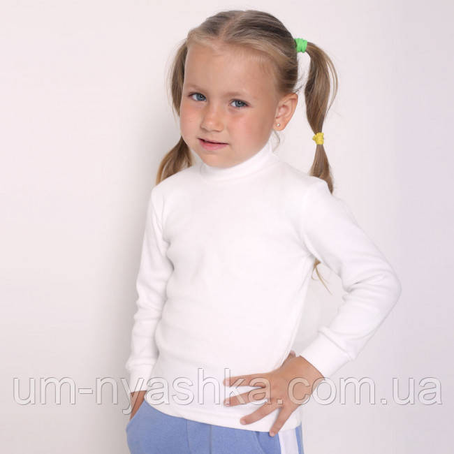 Гольф білий водолазка біла дитяча на зріст 92-128 Кривий Ріг - фото 1