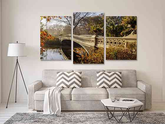 Модульная картина в гостиную / спальню Осіння природа Art-622_3 Киев