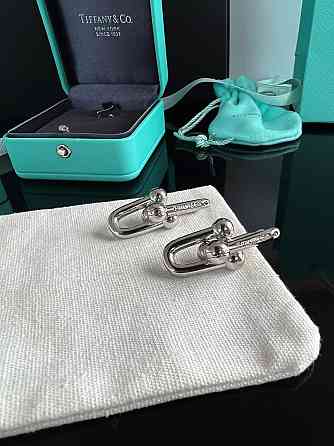 Tiffany hardwear крупные серьги посеребрениеТиффани Одесса