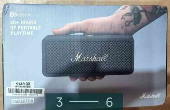 Новая Оригинальная портативная Колонка . Marshall Emberton Bluetooth как JBL. Киев