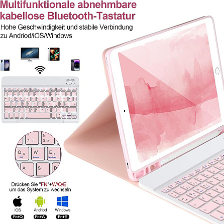 Защитный чехол с Bluetooth клавиатурой для iPad 10.2 Inch (9/8/7 Generation) и iPad Air 3rd / Pro 10.5 Днепр - изображение 8