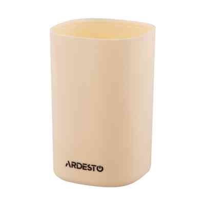 Набор для ванной комнаты Ardesto Vigor 3 предмета Бежевый 380 мл (ARHB3106MB) Винница