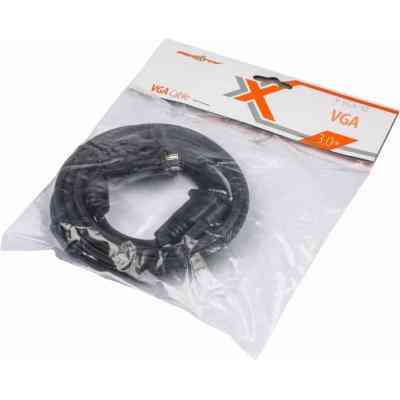 Кабель мультимедійний VGA M to VGA M 3.0m Maxxter (V-VGA-10) Вінниця
