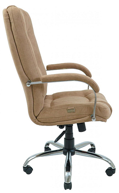 Офісне Крісло Керівника Richman Alberto Misti Cream Хром М1 Tilt Бежевий Київ - фото 3