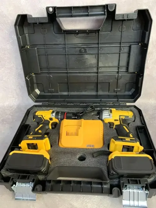 Набор 2 в 1 гайковерт и шуруповерт бесщеточный 2 АКБ в кейсе 48Вт Коломыя - изображение 5