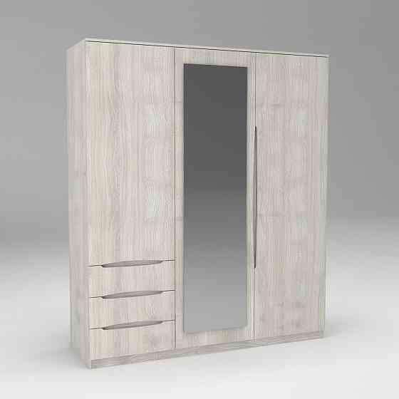 Шкаф Дельта 2, Дуб Шамоні Світлий, 1800х550х2100 Львов