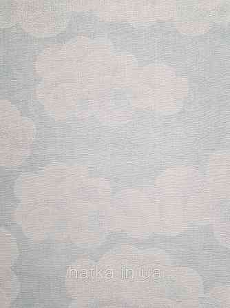 Обои винил на флизелине AS Creation Mia and Paul 0.53х10 детские тучки облака белые на голубом Киев