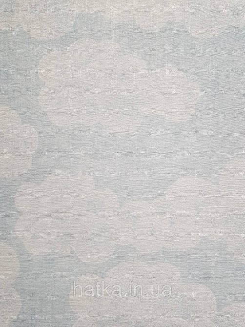 Обои винил на флизелине AS Creation Mia and Paul 0.53х10 детские тучки облака белые на голубом Киев - изображение 1