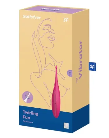 Вібратор для клітора Satisfyer Twirling Fun Magenta Львов