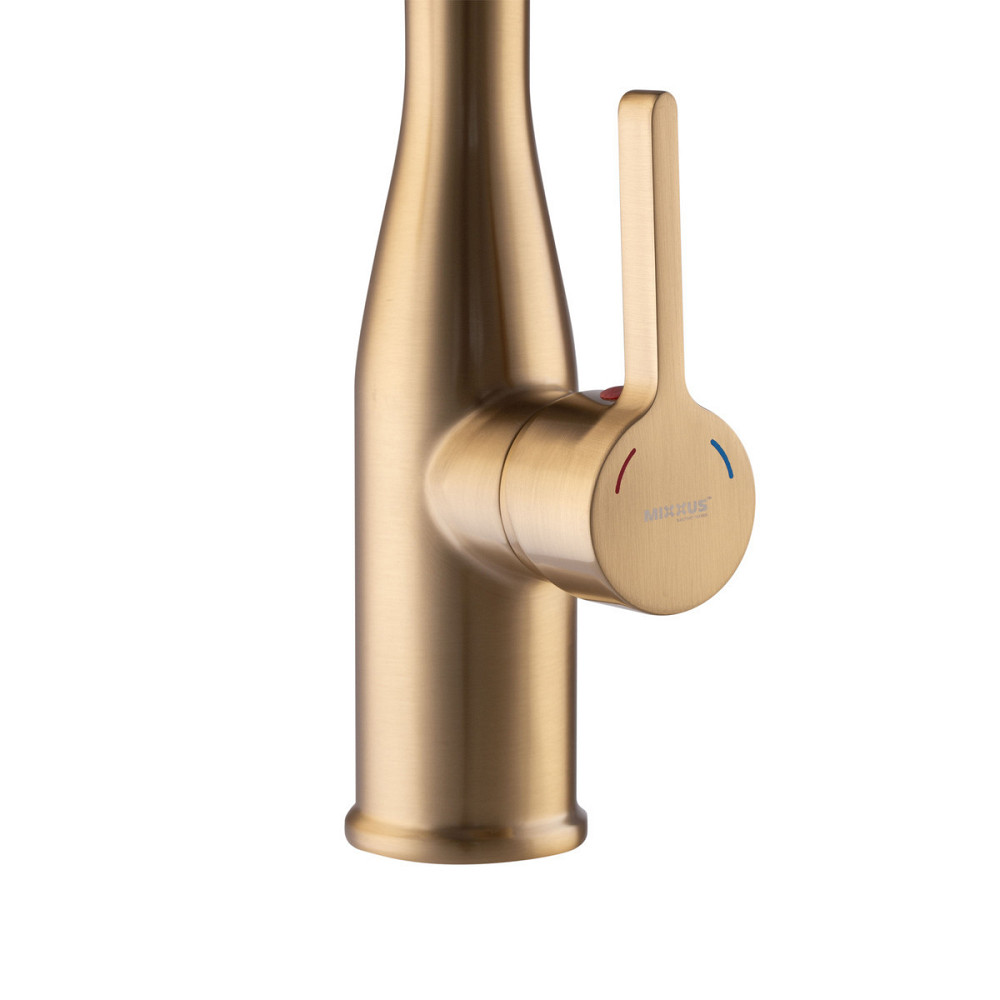 Змішувач для кухні Mixxus Premium Summer 017 BRUSHED GOLD REFL.BLACK   ( MI6964 ) 22465 Харків - фото 8