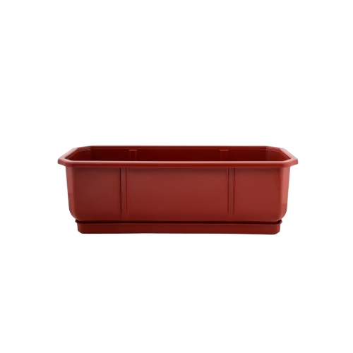 Вазон Дама балконний з підставкою 50*18см теракот Алеана Житомир - фото 1