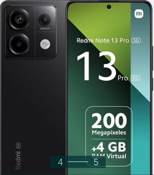 Смартфон: Xiaomi Redmi Note 13 Pro G5 , 8/128Gb. Black. Киев - изображение 4