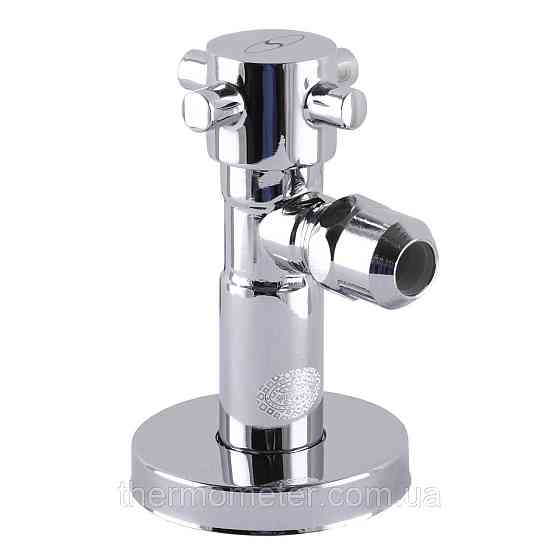 Кран полуоборотный угловой с цангой SOLOMON 1/2″х 3/8″ Retro 7077 Киев