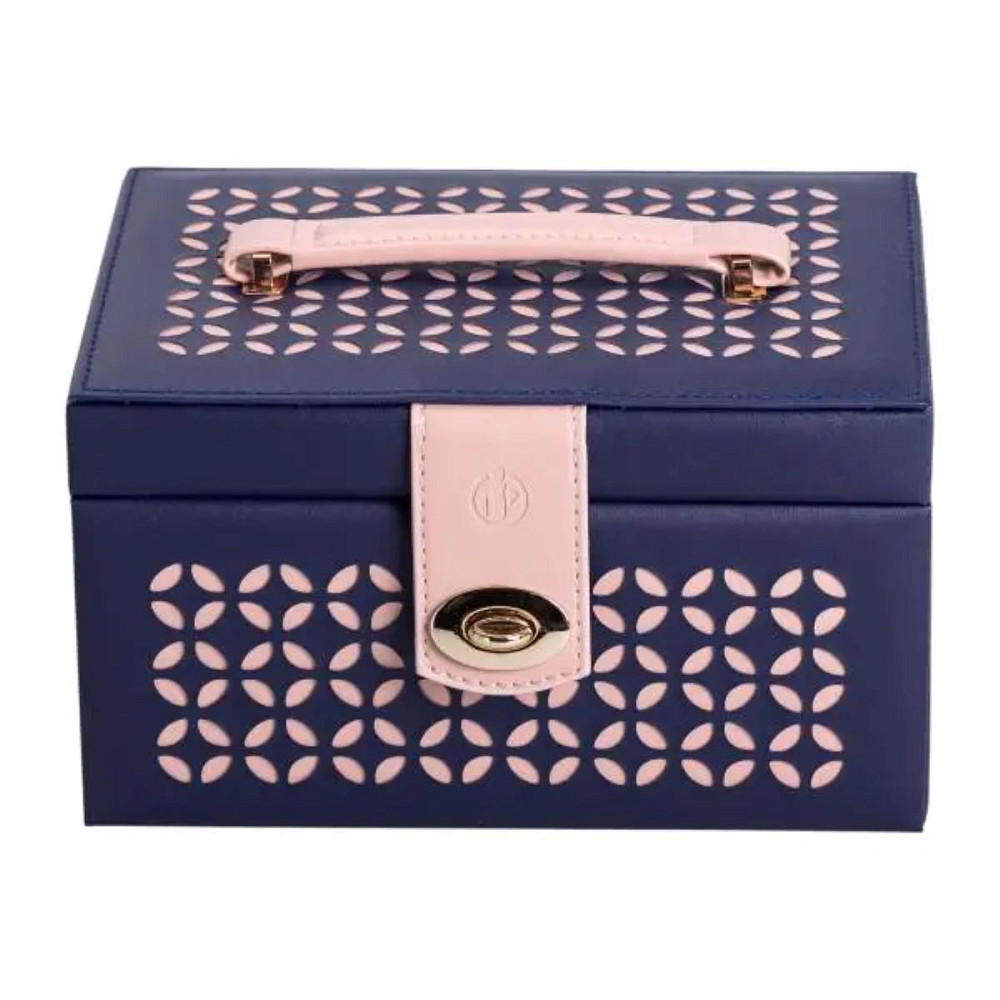 Yiwu Скринька для прикрас з еко шкіри 3 яруси з дзеркалом органайзер для ювелірних виробів HP-5 Коломыя - изображение 3